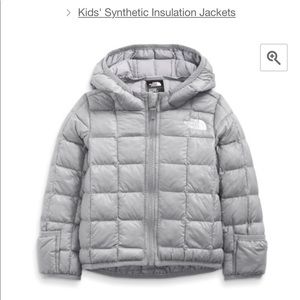 North Face Grey Thermoball 6-12